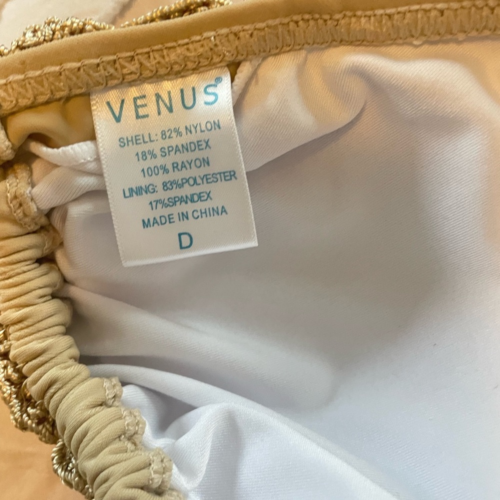 VENUS Tan Crochet Swimwear Top - Picture 3 of 3